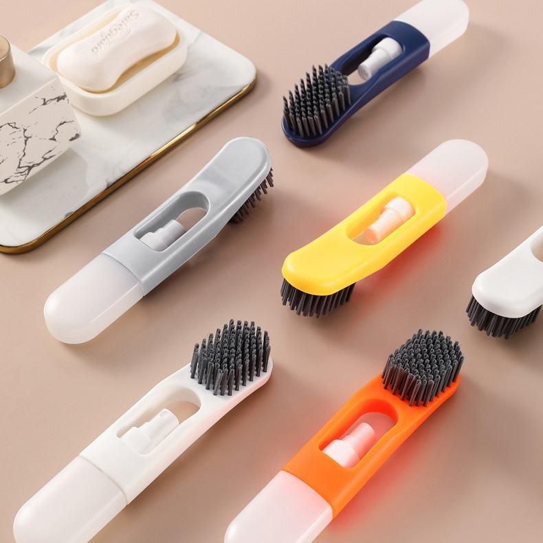 Multi-Purpose Shoes Brush with Refillable Container