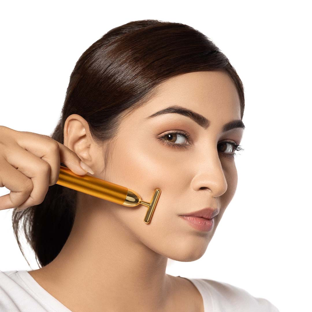 24K Gold Energy Facial Massage Roller