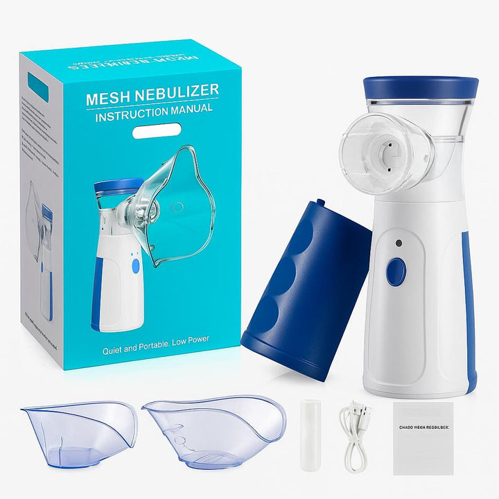 Portable Rechargeable Mesh Nebulizer - Adults & Kids