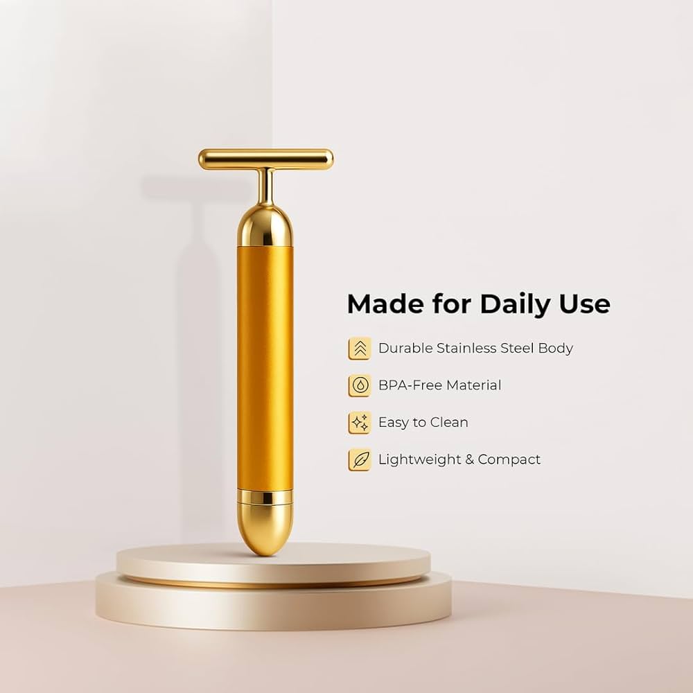 24K Gold Energy Facial Massage Roller